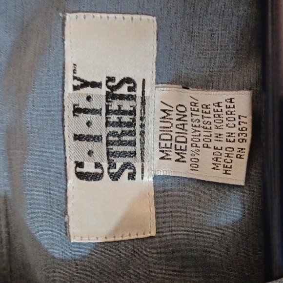 CITY Streets Blue Long Sleeve Mens Shirt M - Picture 3 of 7